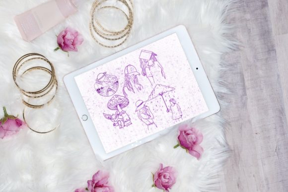 Abstract Boho and Line Art Procreate 41: A Practical Resource for Modern Digital Design