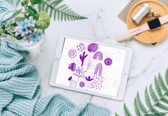Elevating Digital Design: The Strategic Value of 15 Abstract Boho Shapes Procreate V 10 for Modern Creators