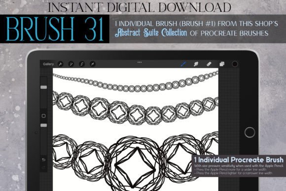 Evaluating Procreate Brush 31 – Abstract Suite for Digital Illustration