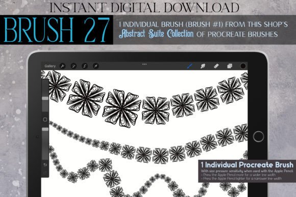 Evaluating the Procreate Brush 27 – Abstract Suite for Digital Illustration