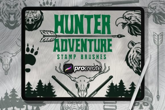 Hunter Adventure Brush Stamp Guide