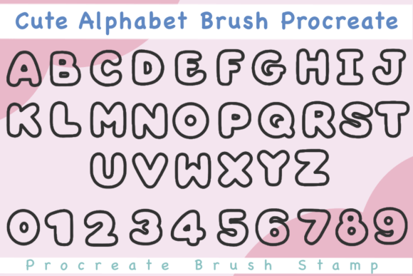 Mastering Digital Typography with the Alphabet Procreate Brush Stamp Set