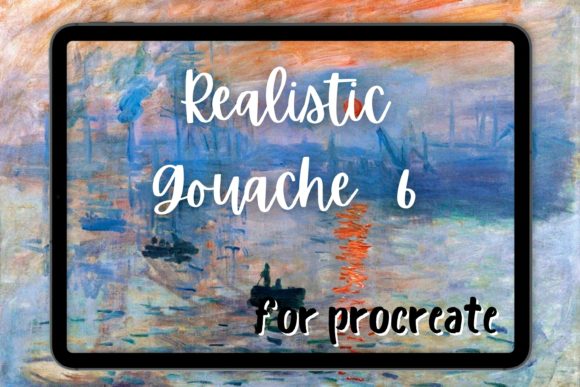 Mastering Texture and Depth with Procreate Gouache Brush 6 Grungy Dry