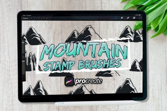 Mastering the Mountain Stamp Brush Procreate