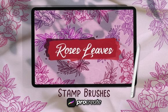 Mastering the Roses Leaves Brush Stamp