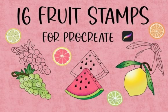 Maximizing Your Digital Workflow with 16 Fruit Stamps for Procreate