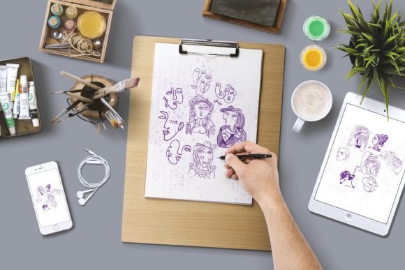 Picasso’s Line Art Procreate Bundle V4