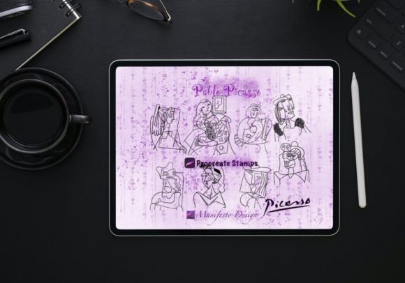 Unlocking Creative Flow with Pablo Picasso Procreate Stamps V 9