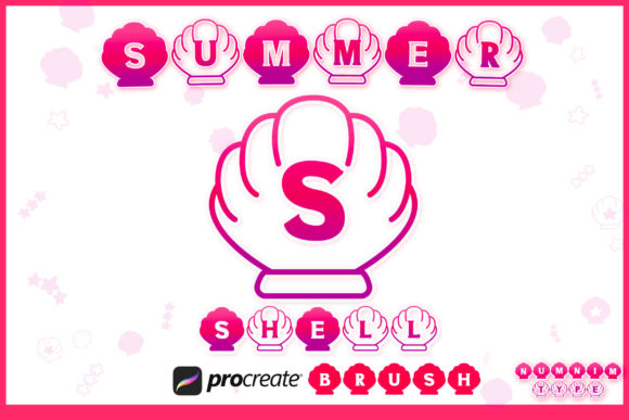 Unlocking Creative Typography: A Guide to the Procreate Brush Summer Shell Alphabet